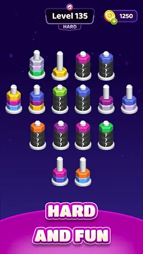 Скриншот 4 — Nut Sort Blast: Color Puzzle