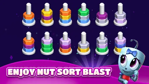 Скриншот 8 — Nut Sort Blast: Color Puzzle