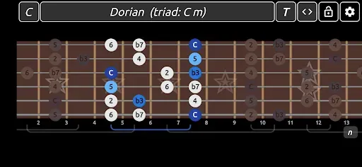Скриншот 6 — Guitar Scales & Patterns Pro