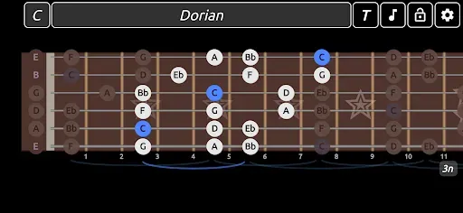 Скриншот 7 — Guitar Scales & Patterns Pro