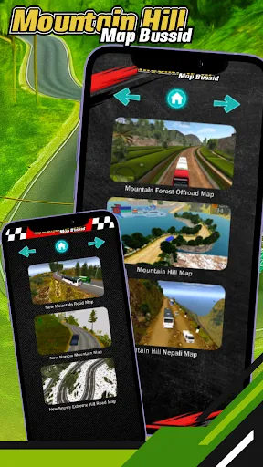 Скриншот 3 — Mountain Hill Map Bussid