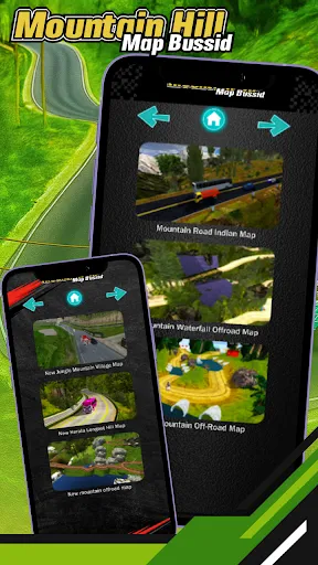 Скриншот 4 — Mountain Hill Map Bussid