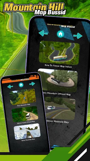 Скриншот 6 — Mountain Hill Map Bussid