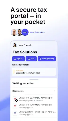 Скриншот 1 — TaxDome Client Portal