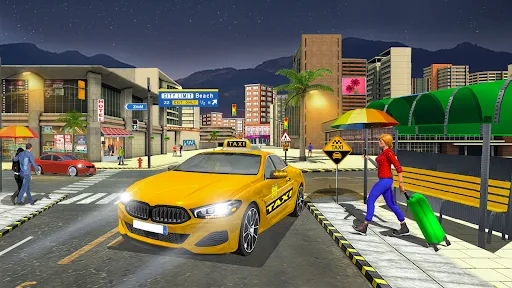 Скриншот 1 — US Taxi Car Parking Simulator
