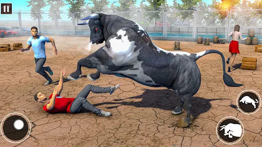 Скриншот 3 — Bull Fighting Game: Bull Games