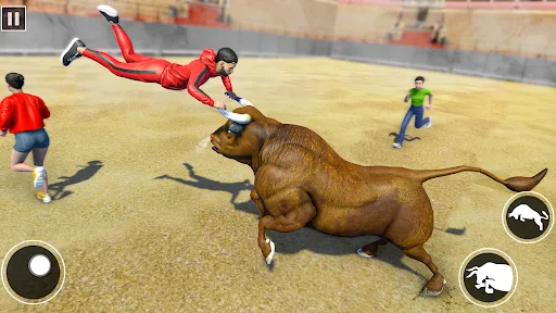 Скриншот 5 — Bull Fighting Game: Bull Games