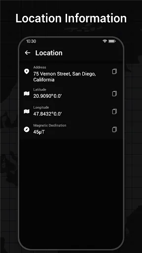 Скриншот 3 — Compass App: Direction Compass