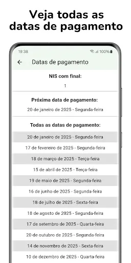 Скриншот 1 — Consulta Benefício