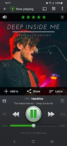 Скриншот 2 — PlayerPro Music Player