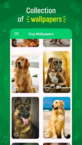 Скриншот 4 — Dog Sound Ringtones Wallpapers