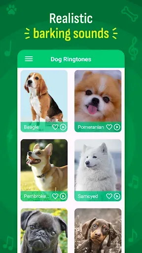 Скриншот 5 — Dog Sound Ringtones Wallpapers