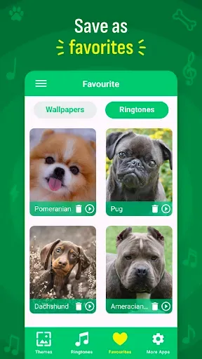 Скриншот 6 — Dog Sound Ringtones Wallpapers