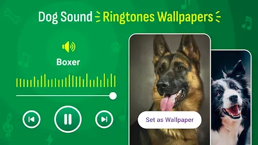 Скриншот 7 — Dog Sound Ringtones Wallpapers