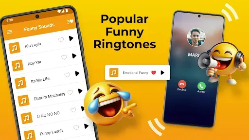 Скриншот 1 — Super Funny Ringtones & Sounds