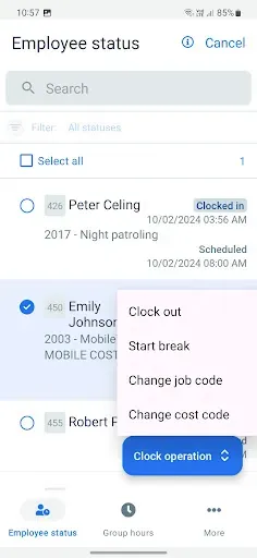Скриншот 5 — TimeClock Plus Manager