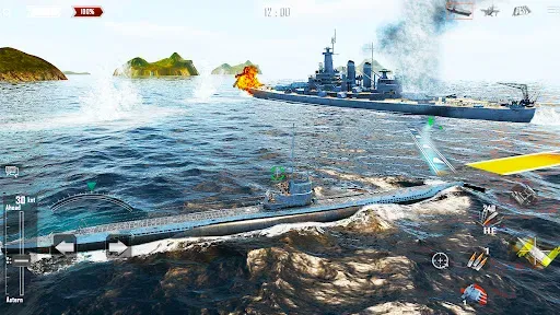 Скриншот 4 — Naval Frontline:WWII Хардкор
