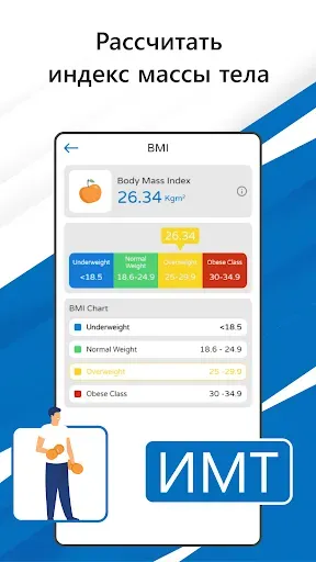 Скриншот 2 — Калькулятор TDEE: Вычислит BMR