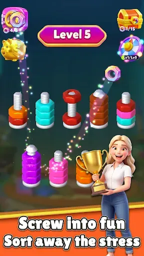 Скриншот 4 — Sort 3D: Puzzle Master