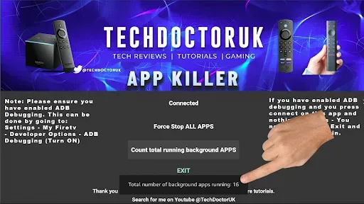 Скриншот 2 — TDUK APP Killer