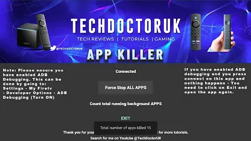 Скриншот 3 — TDUK APP Killer