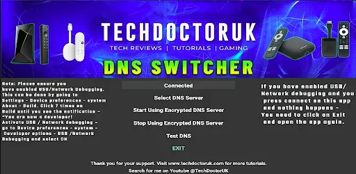 Скриншот 1 — TDUK DNS Switcher