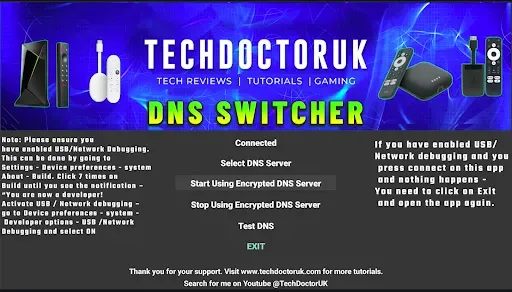 Скриншот 2 — TDUK DNS Switcher