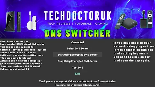 Скриншот 3 — TDUK DNS Switcher