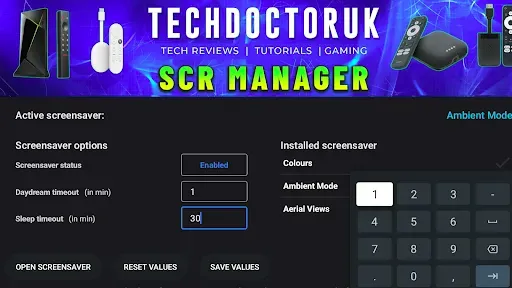 Скриншот 2 — TDUK Screensaver Manager