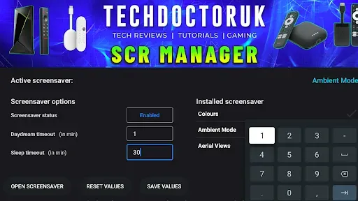 Скриншот 3 — TDUK Screensaver Manager