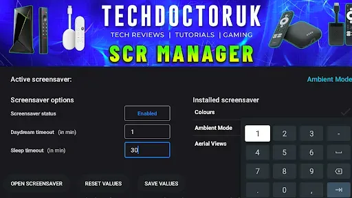 Скриншот 5 — TDUK Screensaver Manager