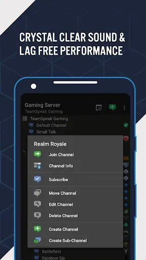 Скриншот 3 — TeamSpeak 3 - Voice Chat