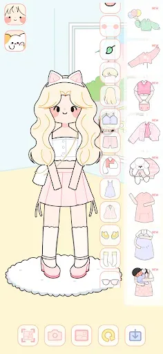 Скриншот 1 — Lovely Doll : Dress Up Game