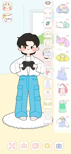 Скриншот 2 — Lovely Doll : Dress Up Game