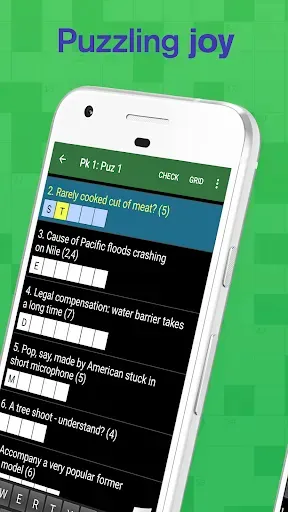 Скриншот 2 — Cryptic Crossword Lite