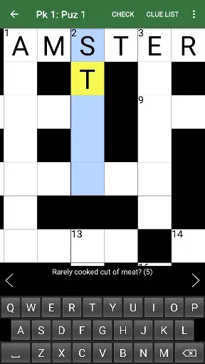 Скриншот 4 — Cryptic Crossword Lite