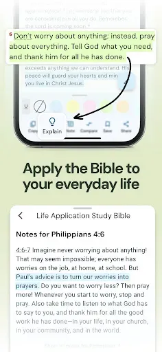 Скриншот 2 — Life Application Study Bible