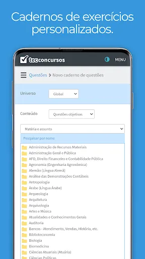 Скриншот 6 — Tec Concursos