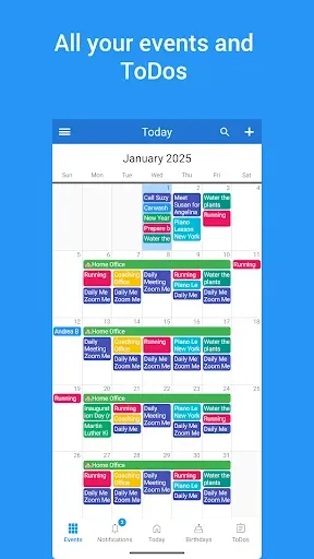 Скриншот 2 — 149 Live Calendar & ToDo List
