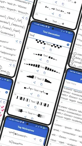 Скриншот 4 — ProFonts: stylish text bio art