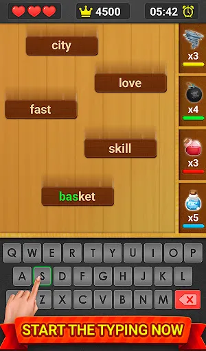 Скриншот 2 — Typing Master Word Typing Game