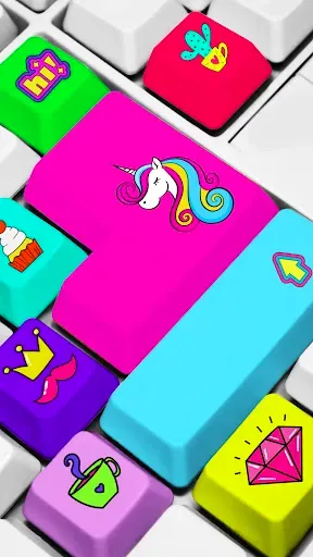 Скриншот 1 — Keyboard Coloring Art