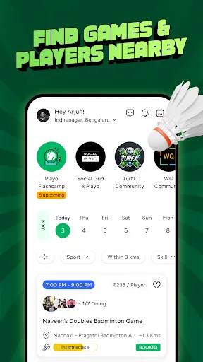 Скриншот 3 — Playo: Sports Community App