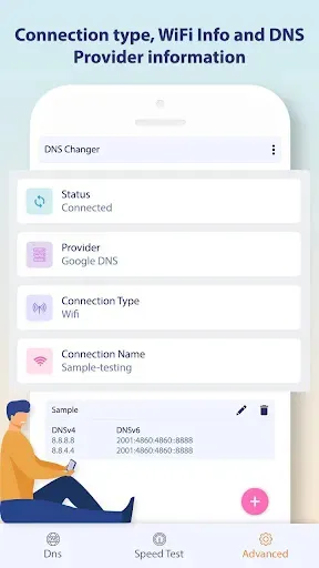 Скриншот 4 — Change DNS Server, Browse Fast