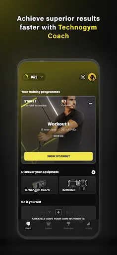 Скриншот 1 — Technogym - fitness & workout