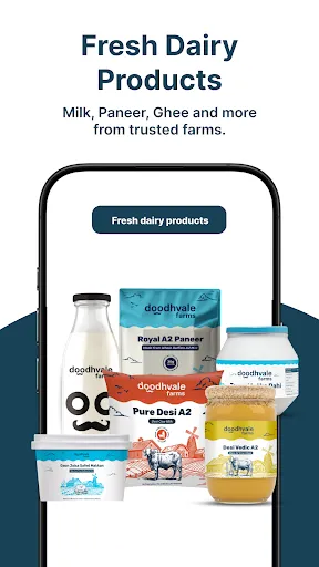 Скриншот 4 — Doodhvale Farms: Milk Delivery