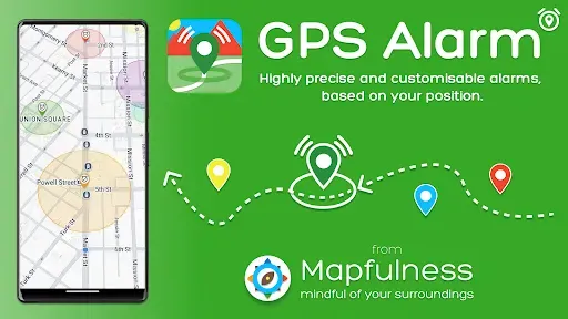 Скриншот 1 — GPS Alarm — по месту