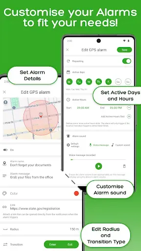 Скриншот 4 — GPS Alarm — по месту