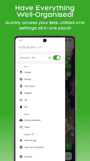 Скриншот 8 — GPS Alarm — по месту