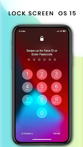 Скриншот 1 — iLock Screen - Phone Lock